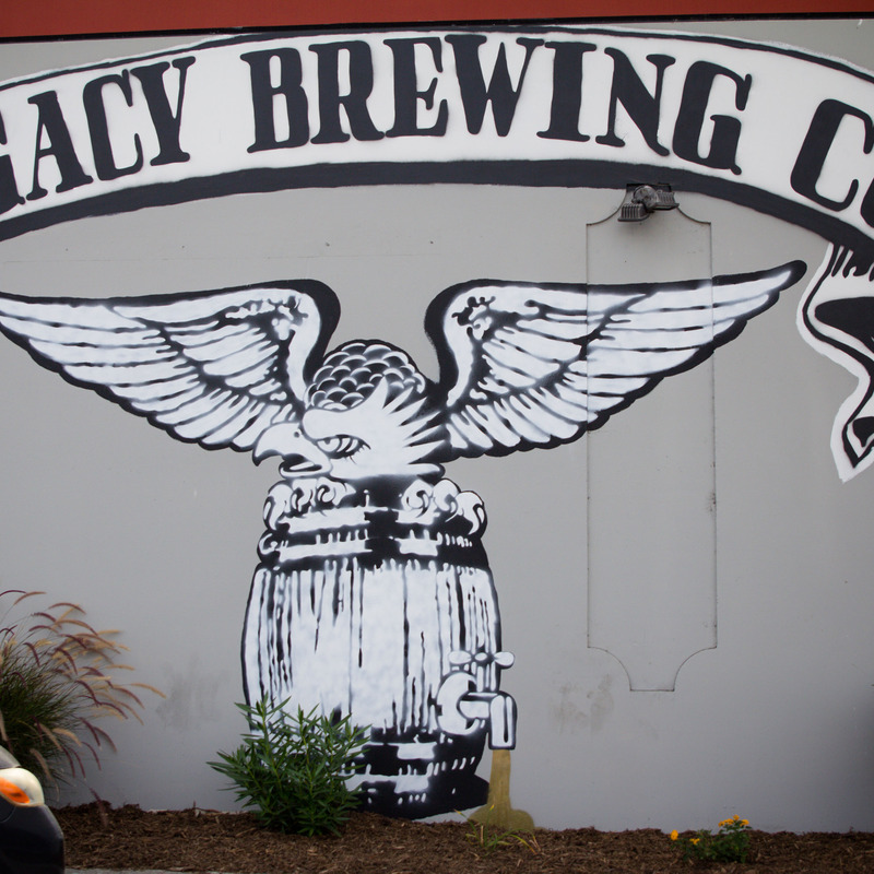 Exterior, Legacy Brewing Co mural