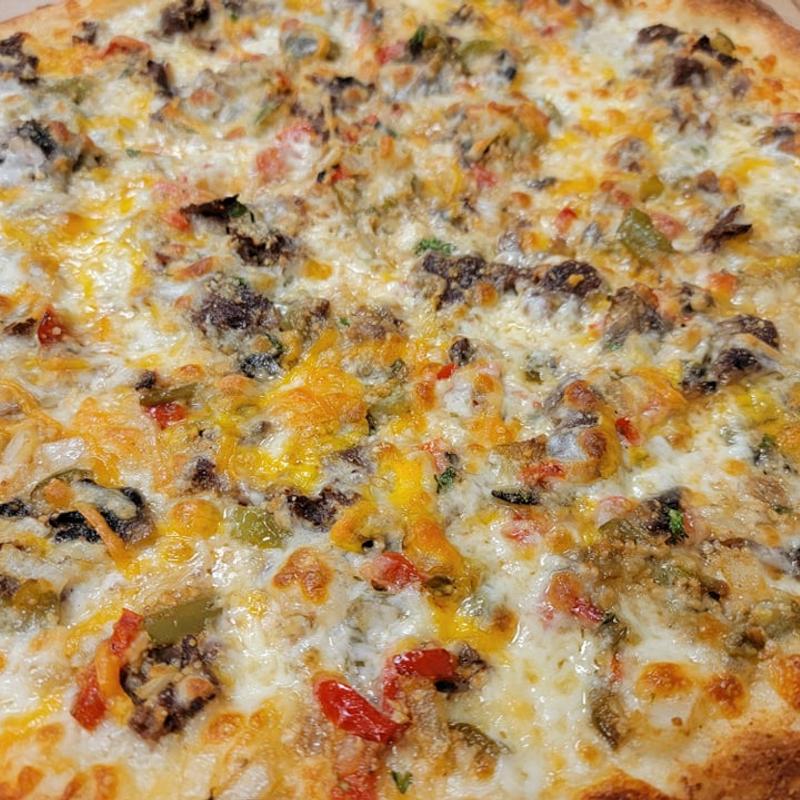 Philly Cheesesteak Pizza photo