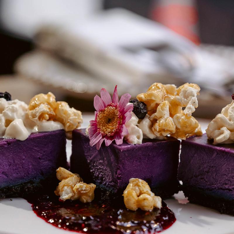 menu item 25 of 37, Ube Cheese Cake (GF)
