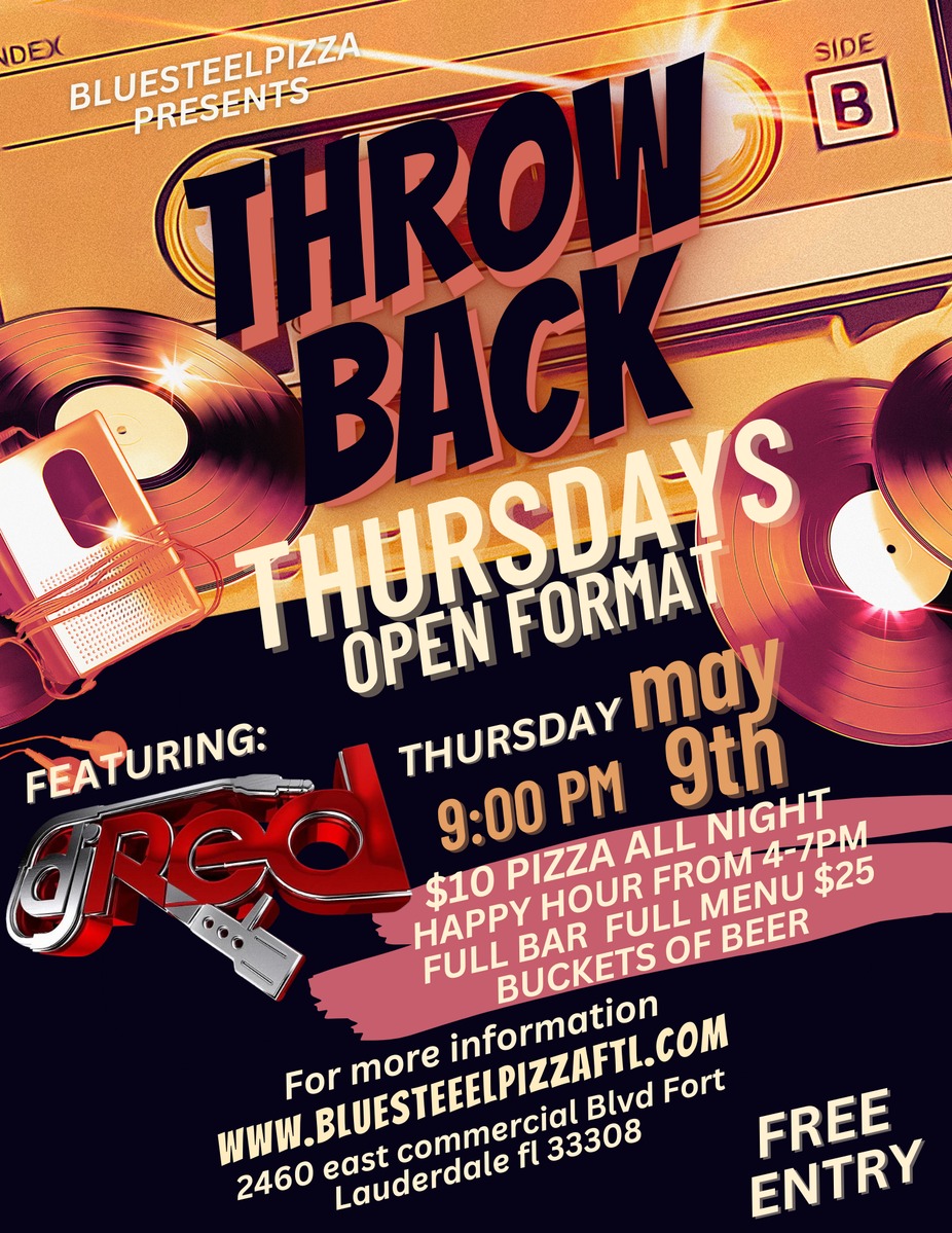 Throw Back Thursdays !!! event photo