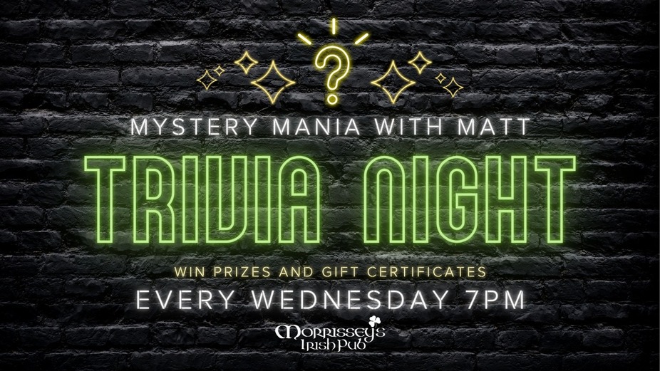Mystery Mania Trivia with Matt event photo