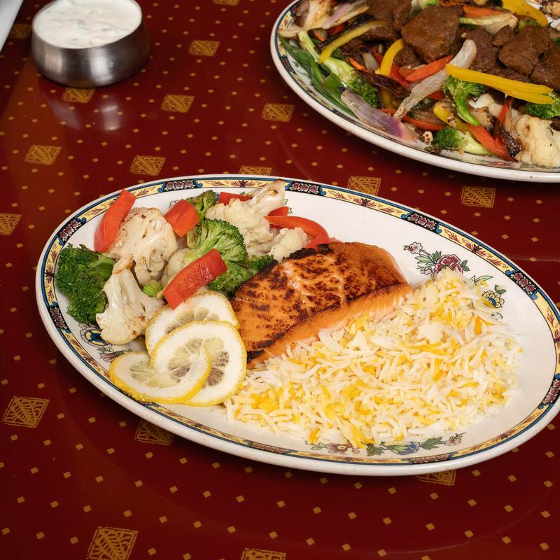Grilled Salmon with Goa Sauce photo