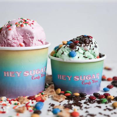 Two ice creams