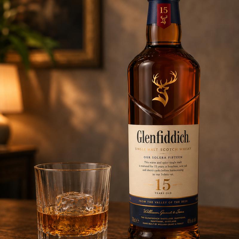 Glen Fiddich 15 yr photo