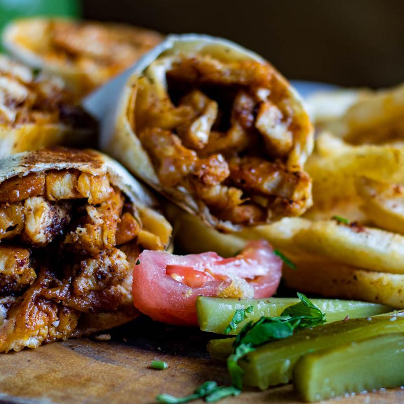 Chicken Shawerma Press photo