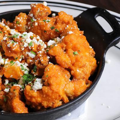 Buffalo Cauliflower Poppers