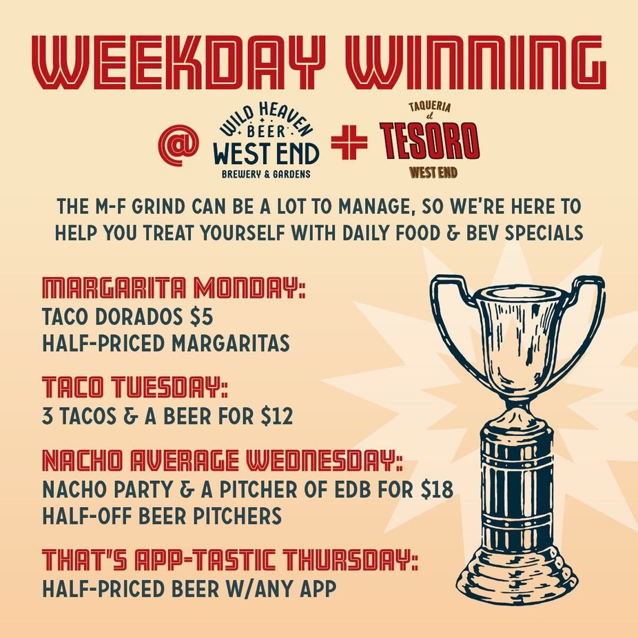 Weekday Winning at West End + El Tesoro event photo
