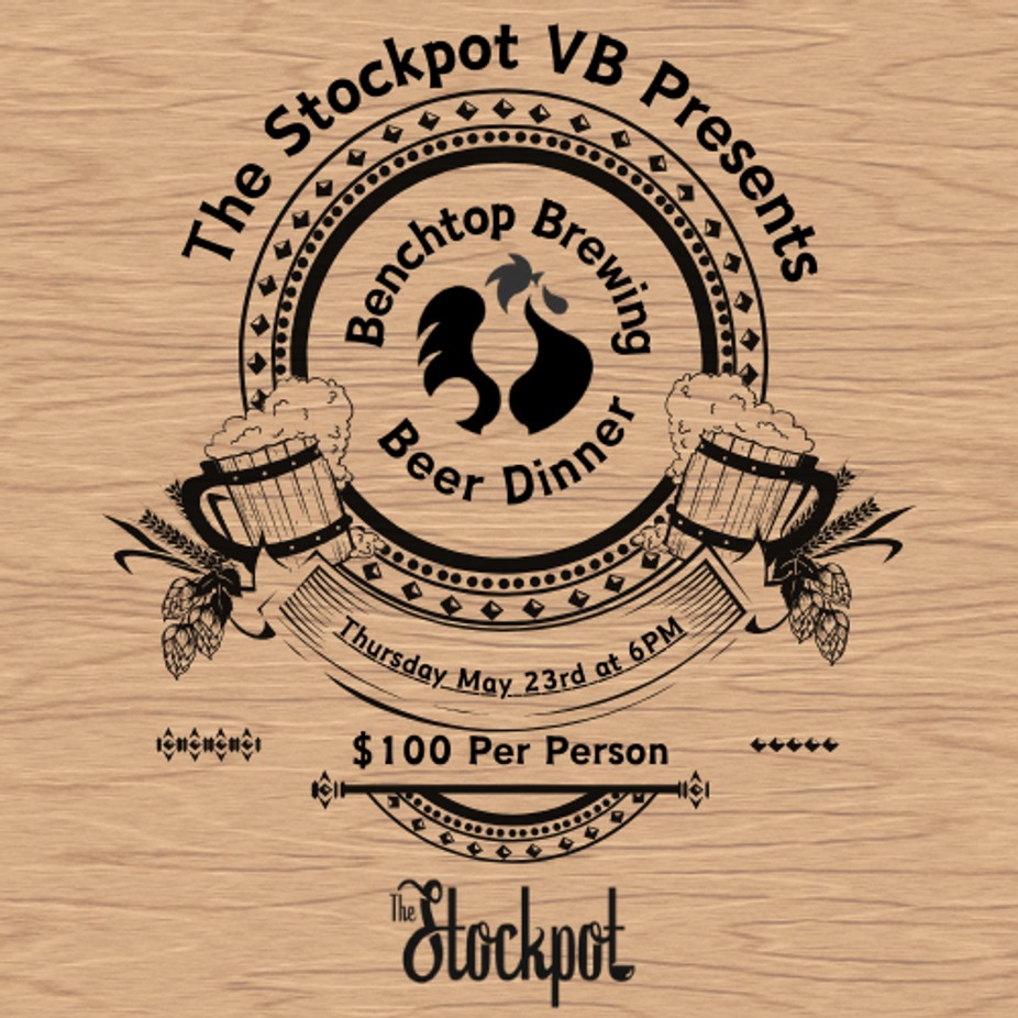 Benchtop Brewing Beer Dinner at The Stockpot VB event photo