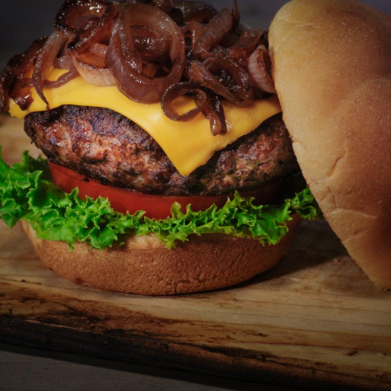 Chard-Grilled Burger photo