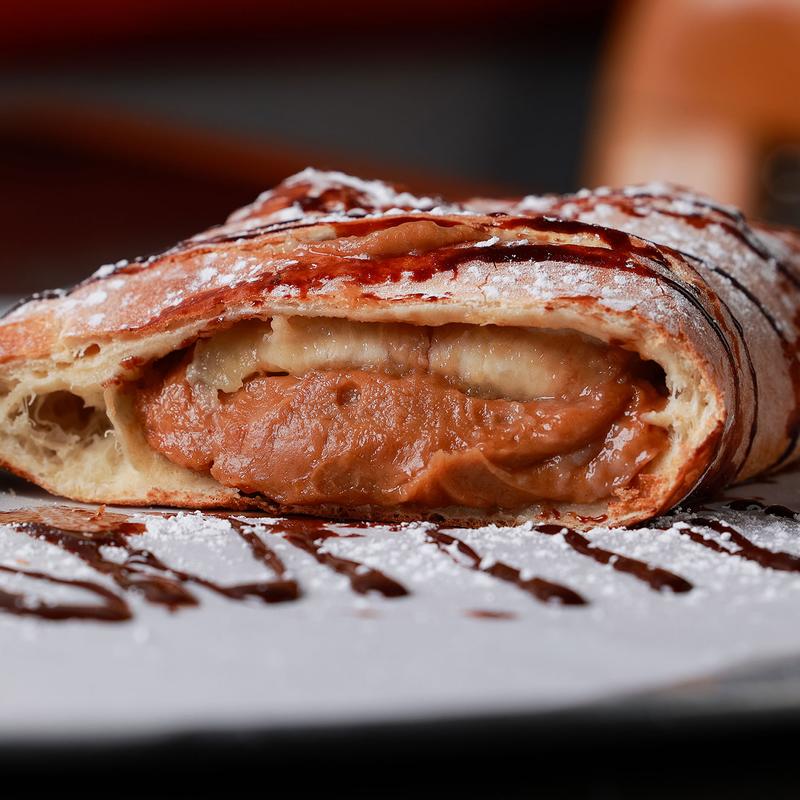 Peanut Butter and Banana Calzone (V) photo