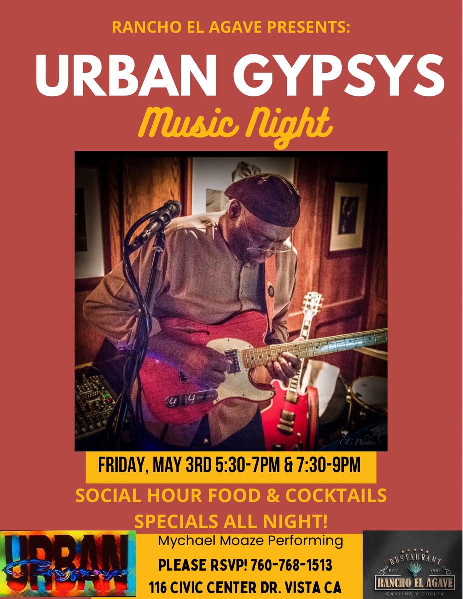 Urban Gypsys are back! Friday May 3rd 2 shows! 5:30 & 7:30 pm event photo