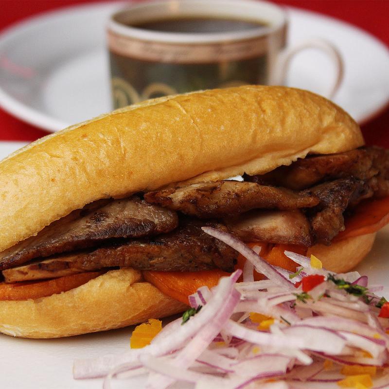 Pan con Chicharron photo