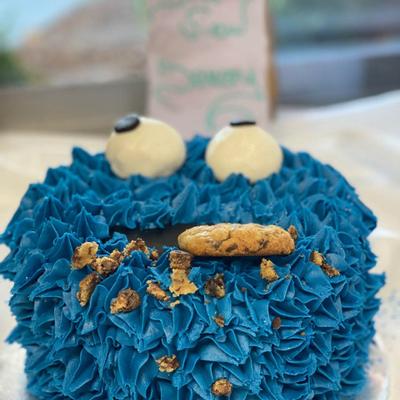 Elmo cupcake
