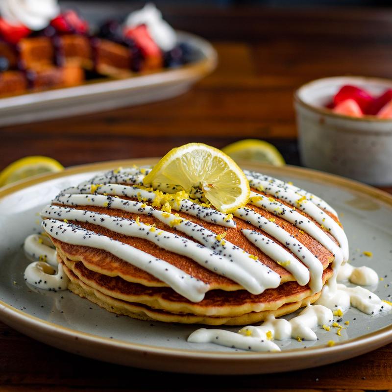 Lemon Poppy Pancakes photo