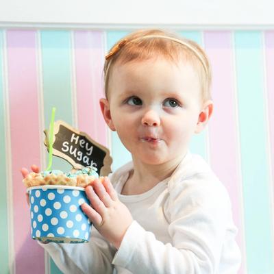 Kid posing for a photo