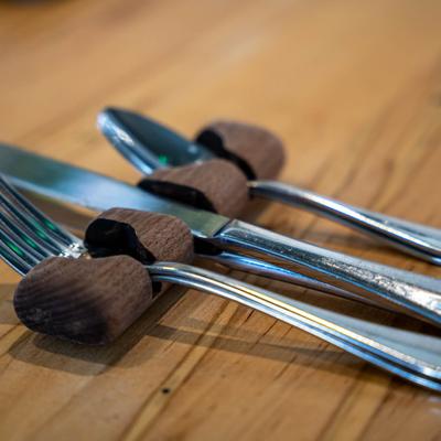 Cutlery on a table