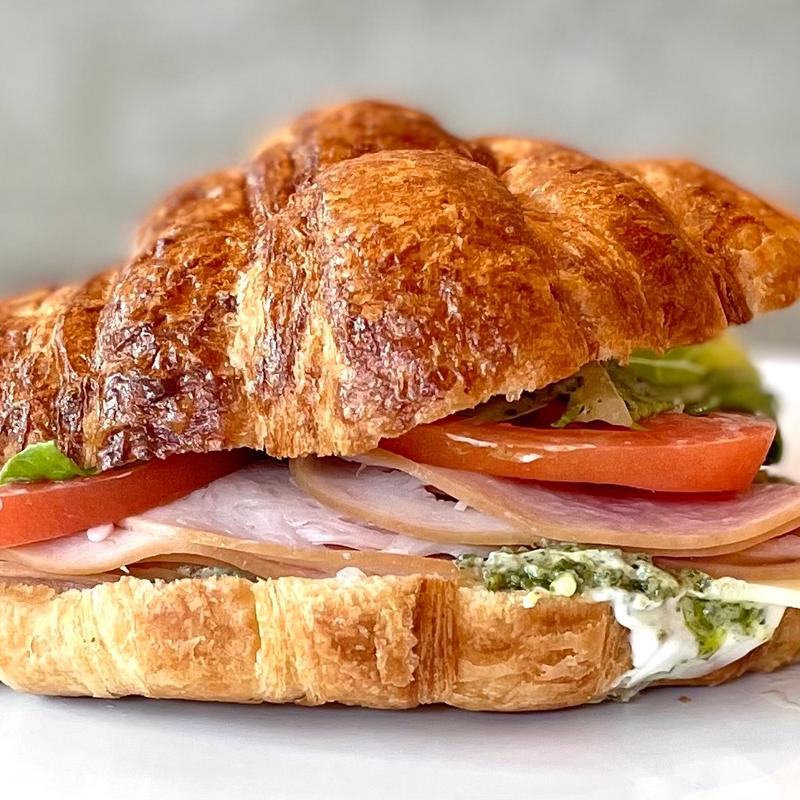Turkey & Pesto Croissant Sandwich photo