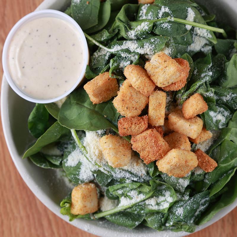 Spinach Caesar Salad photo