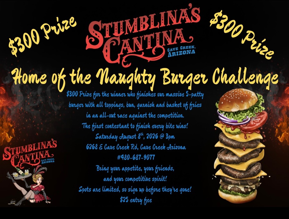 Naughty Burger Challenge! event photo