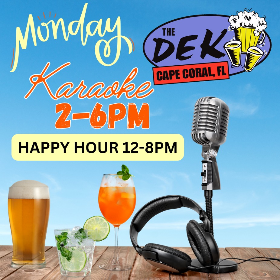 All Day Happy Hour & Karaoke Mondays! event photo