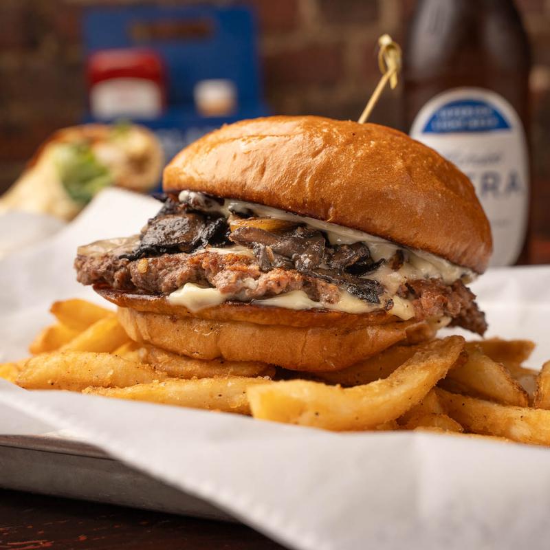 Mushroom Swiss Burger photo