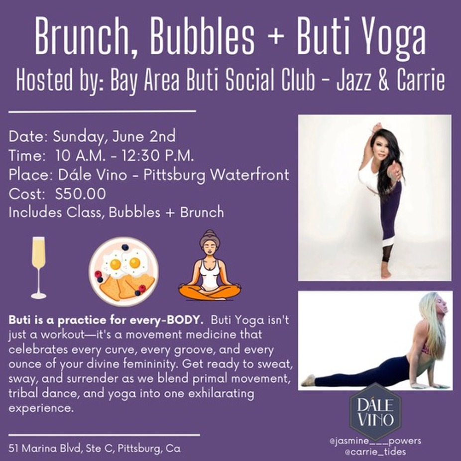 Brunch, Bubbles & Buti Yoga: Hosted by the Bay Area Buti Club event photo