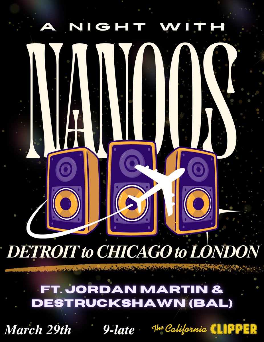 A Night With Nanoos - Jordan Martin, Nanoos, Destrukshawn (In Lil' Clip) event photo