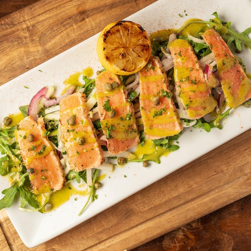 Seared Salmon Carpaccio photo