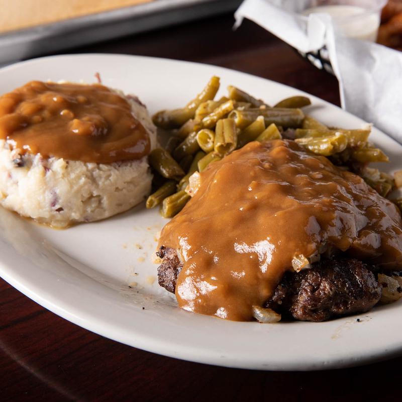 Hamburger Steak with Gravy photo
