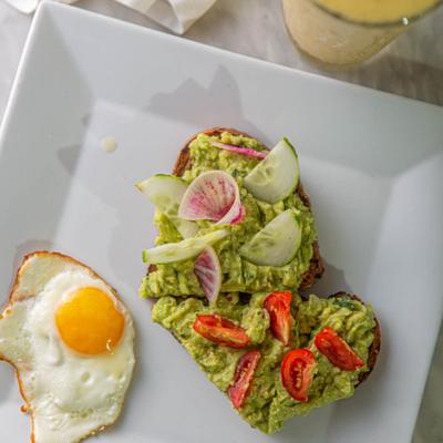 Avocado Toast and fried egg