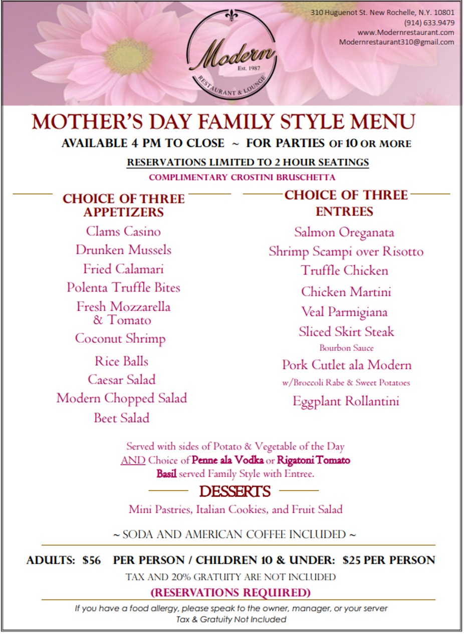 Mother's Day Family Style event photo