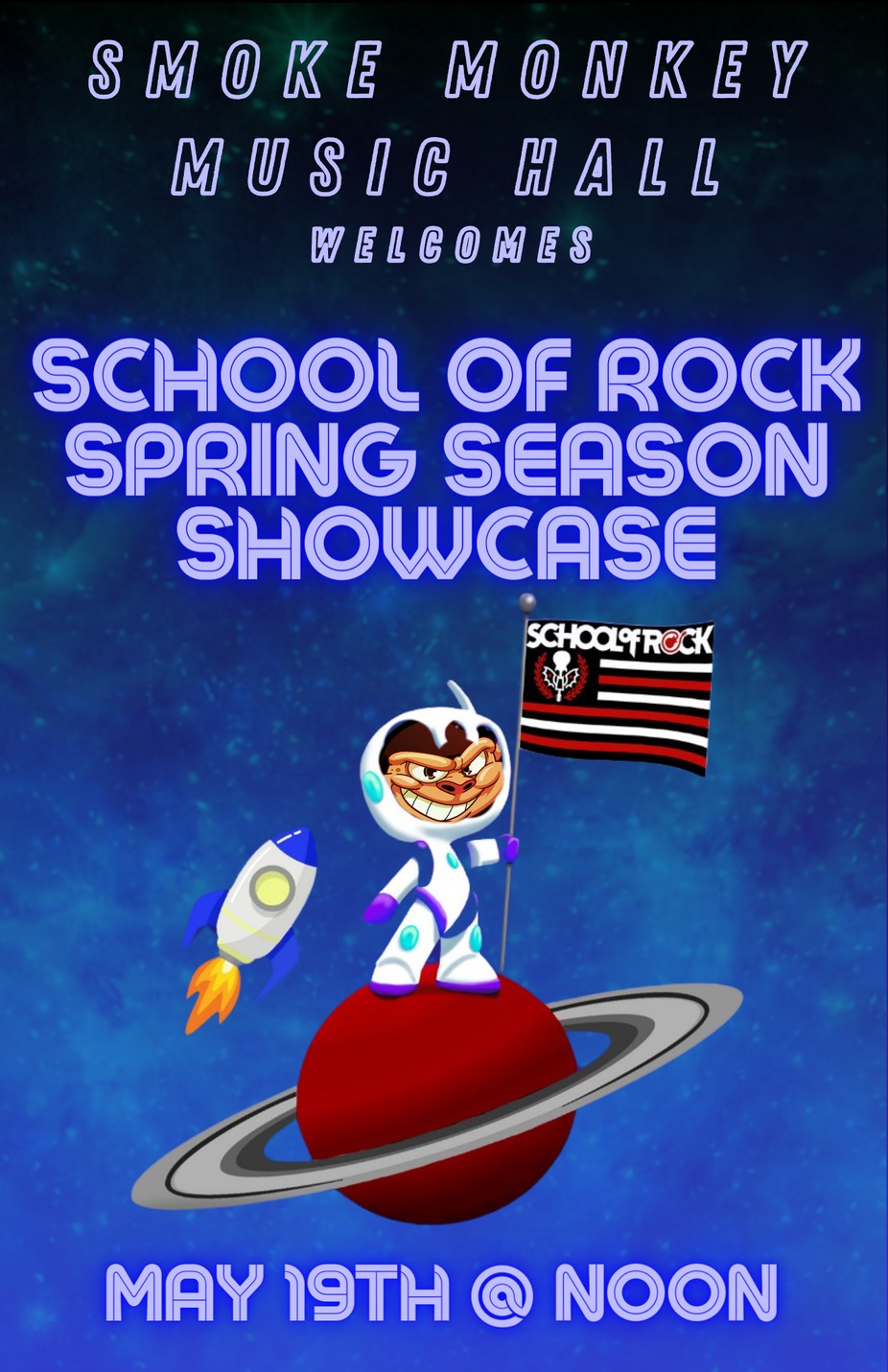 School of Rock Rockwall spring season showcase event photo