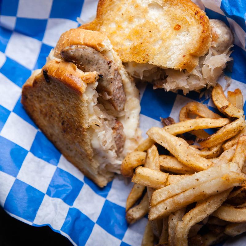 Brat & Kraut Grilled Cheese photo