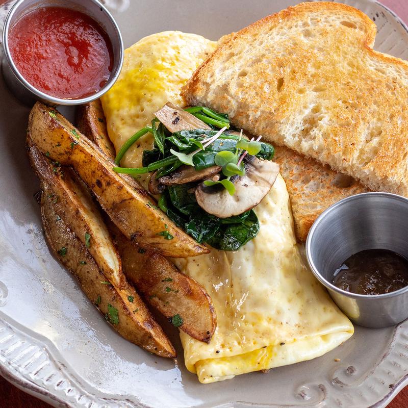Truffled Mushroom & Spinach Omelette (VG) photo