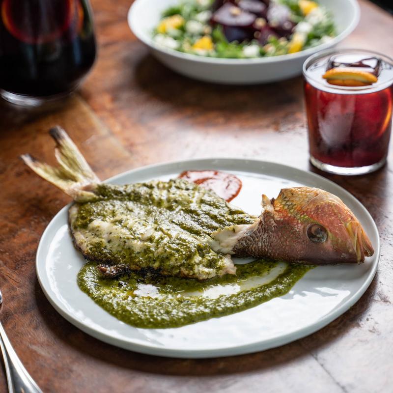 Pescado Entero A La Plancha photo