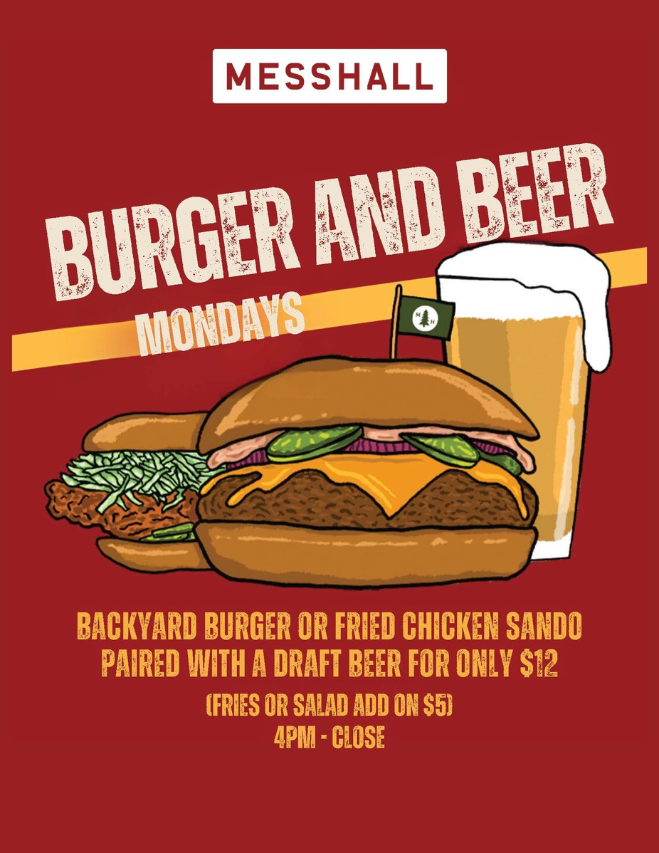 Burger & Beer Mondays event photo