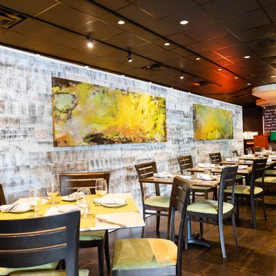 Interior, dining area