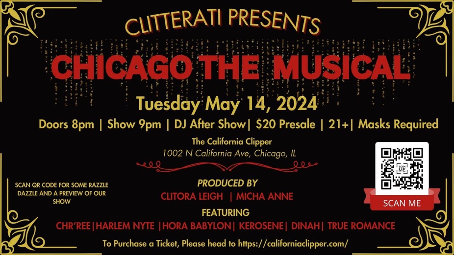 CLITERATTI PRESENTS: Chicago The Musical event photo