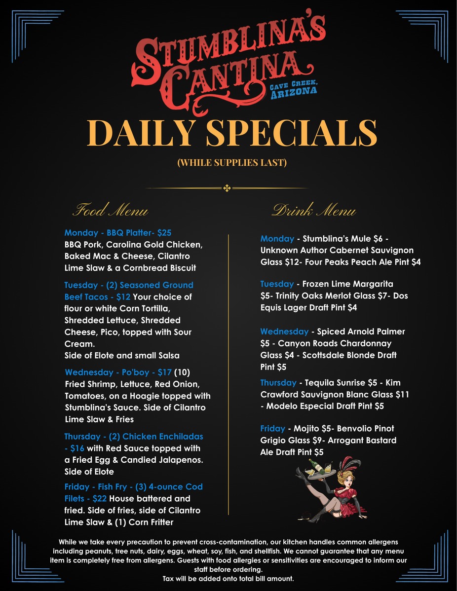 Daily Specials! event photo