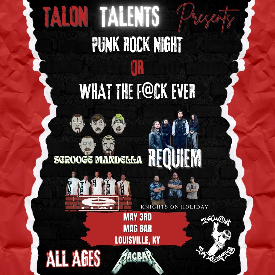 ALL Ages - Punk Rock Night OR What The F@ck Ever - at Mag Bar event photo