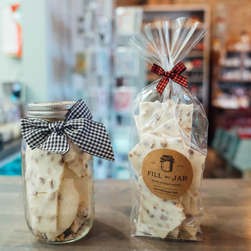 Roasted Almond Sea Salt Bark photo