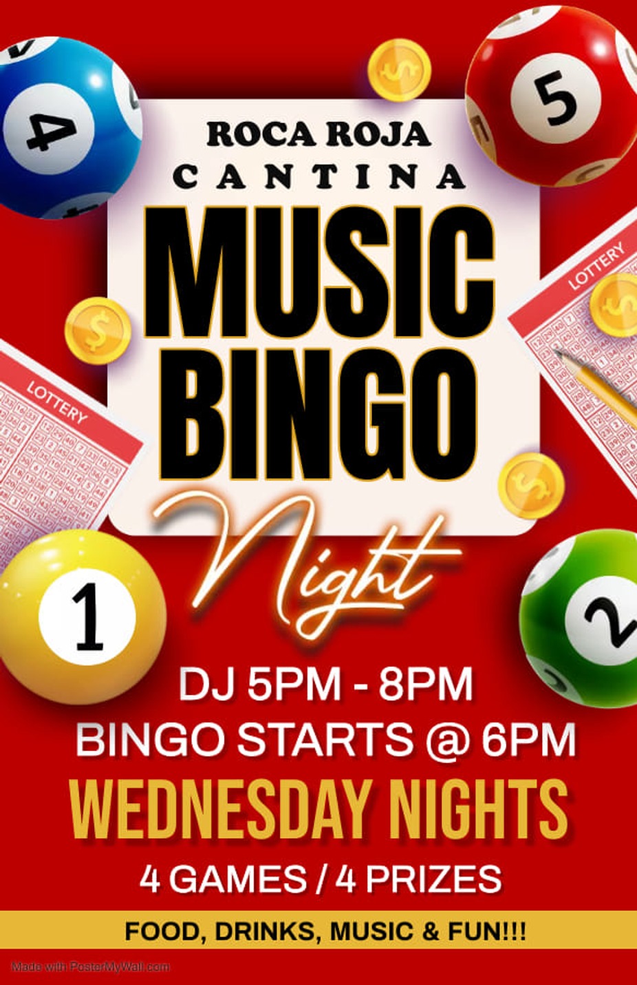 Music Bingo Every Wednesday! event photo