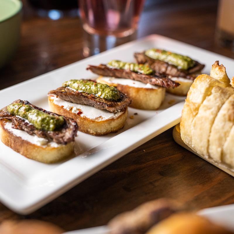 Pesto Steak Crostini photo