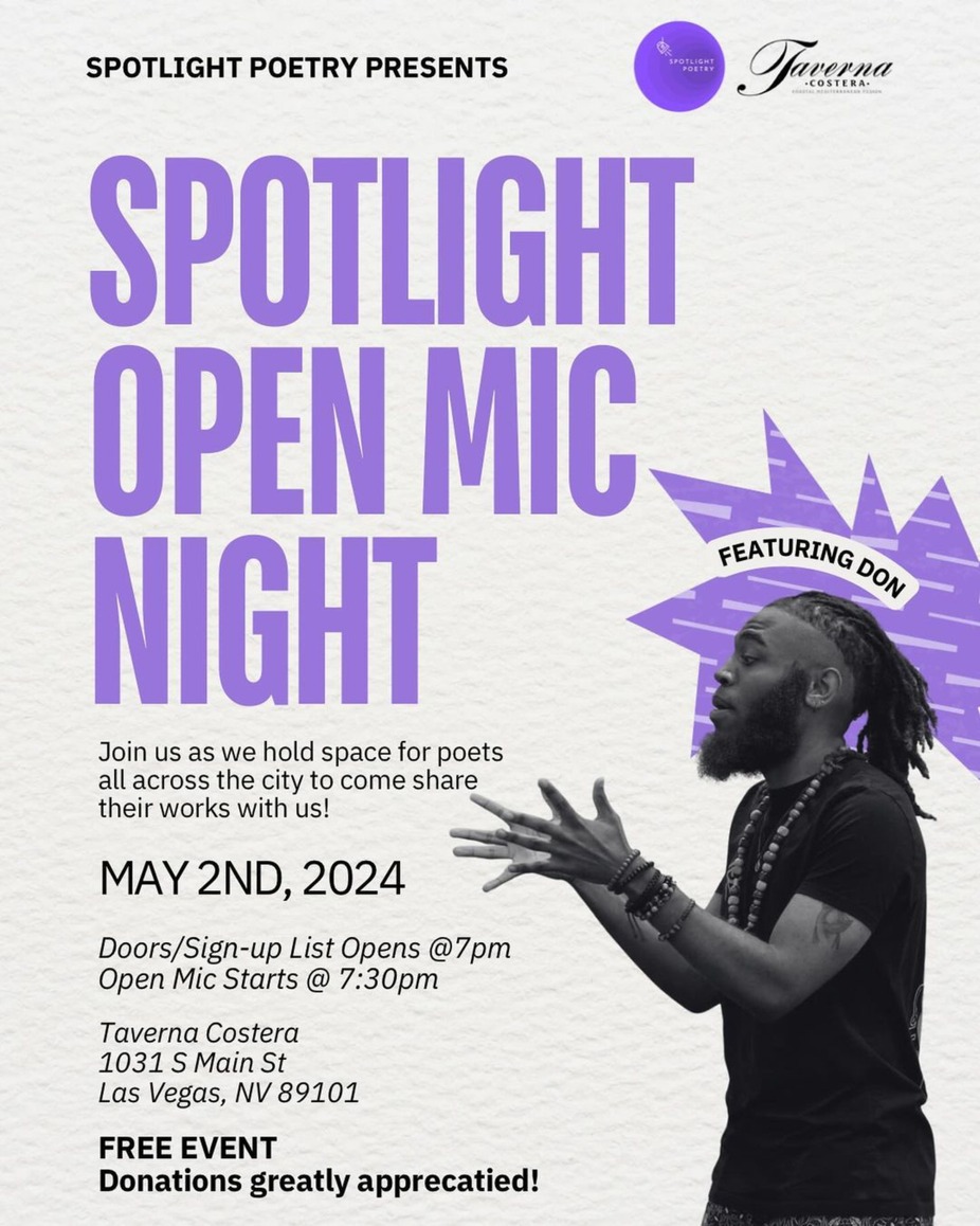 Spotlight Poetry Open Mic event photo