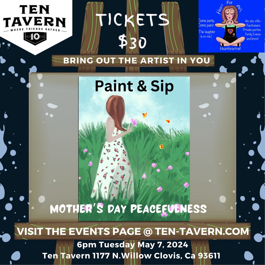 Mother's Day Paint & SIp event photo