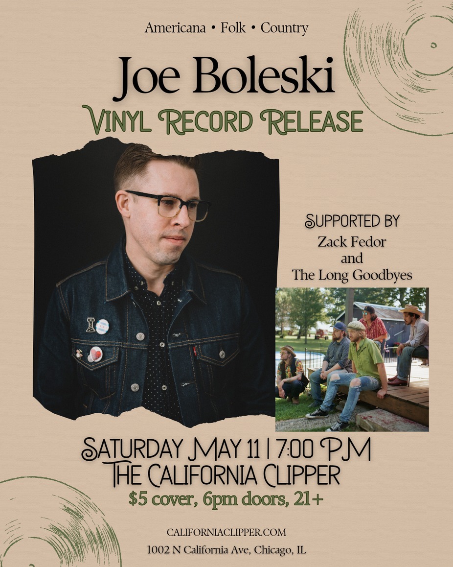 Joe Boleski (Album Release)/Zack Fedor & The Long Goodbyes event photo