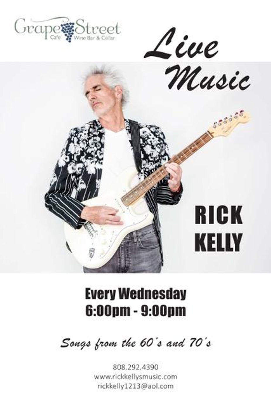 Live Music on Wednesday's 6-9PM  RICK KELLY event photo