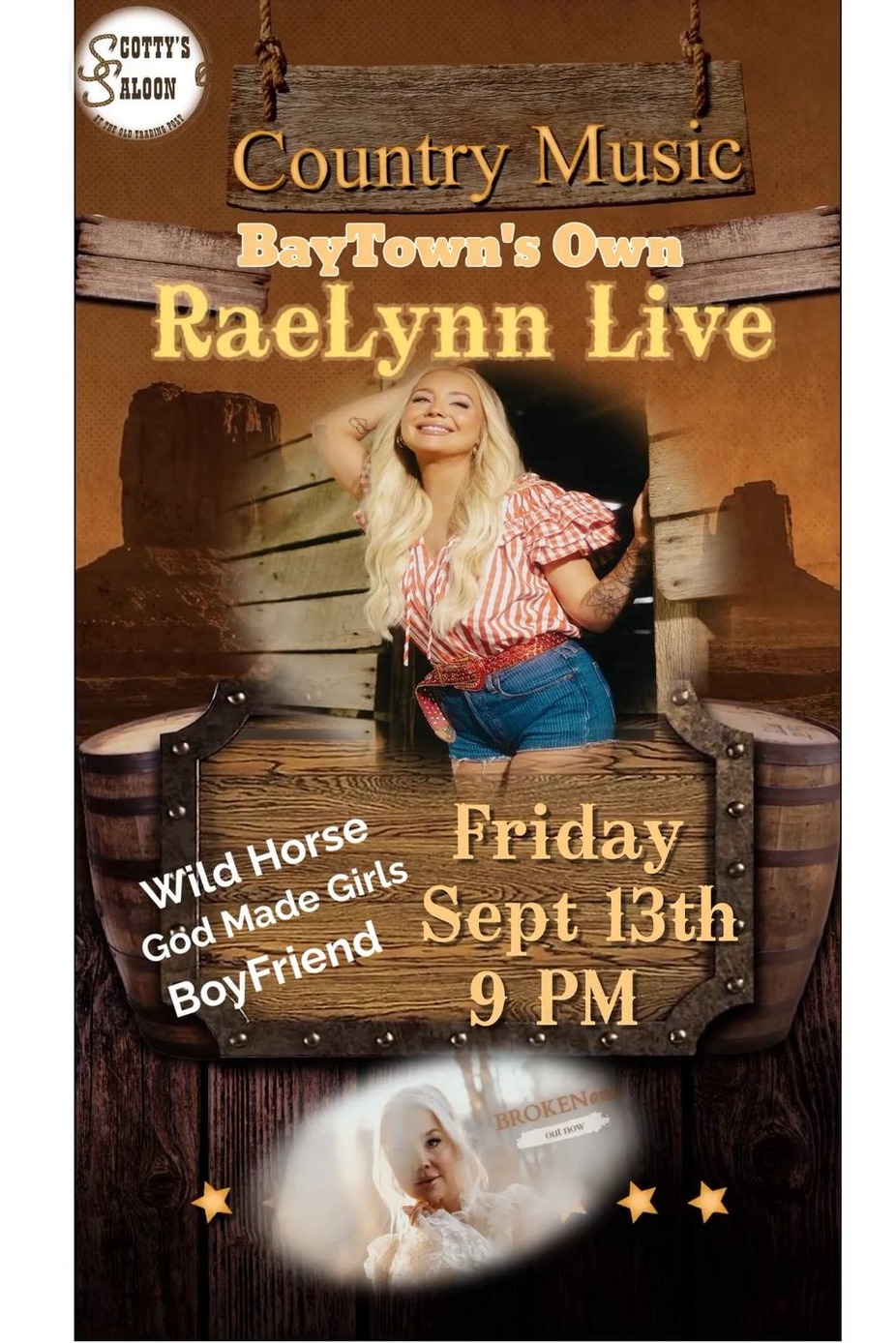 RaeLynn Live at Scotty's Saloon event photo