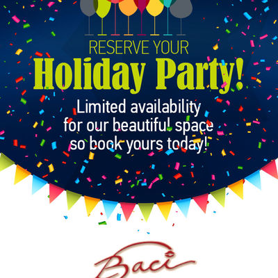 Holiday party flyer.