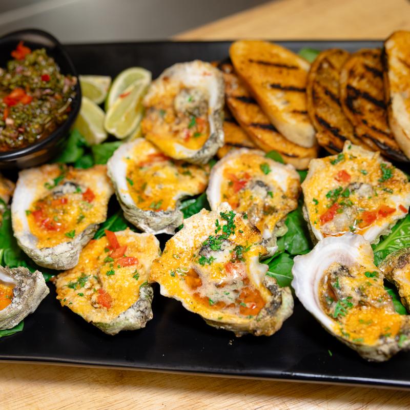 menu item 3 of 11, Char-Boiled Oysters